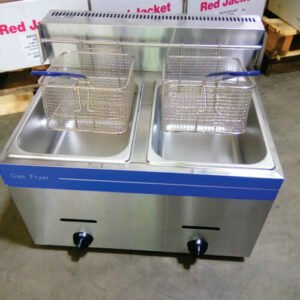 Gas Deep Fryer 2x Tank